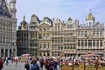 La Grand Place:   row of shops and restaurants in the north-west corner.