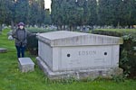 Edson's grave, where Denise and her friends would hang out to party.  I don't think Edson and his wife minded too much.  Denise and her friends were generally good kids, though admittedly a bit rambunctious at times.