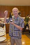 Jeff demonstrates that he can open a screw cap with panache.